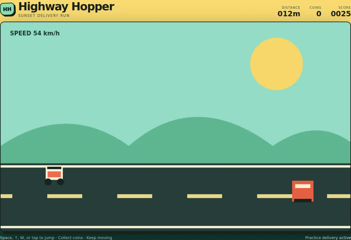 Hoppy Highway screenshot 1